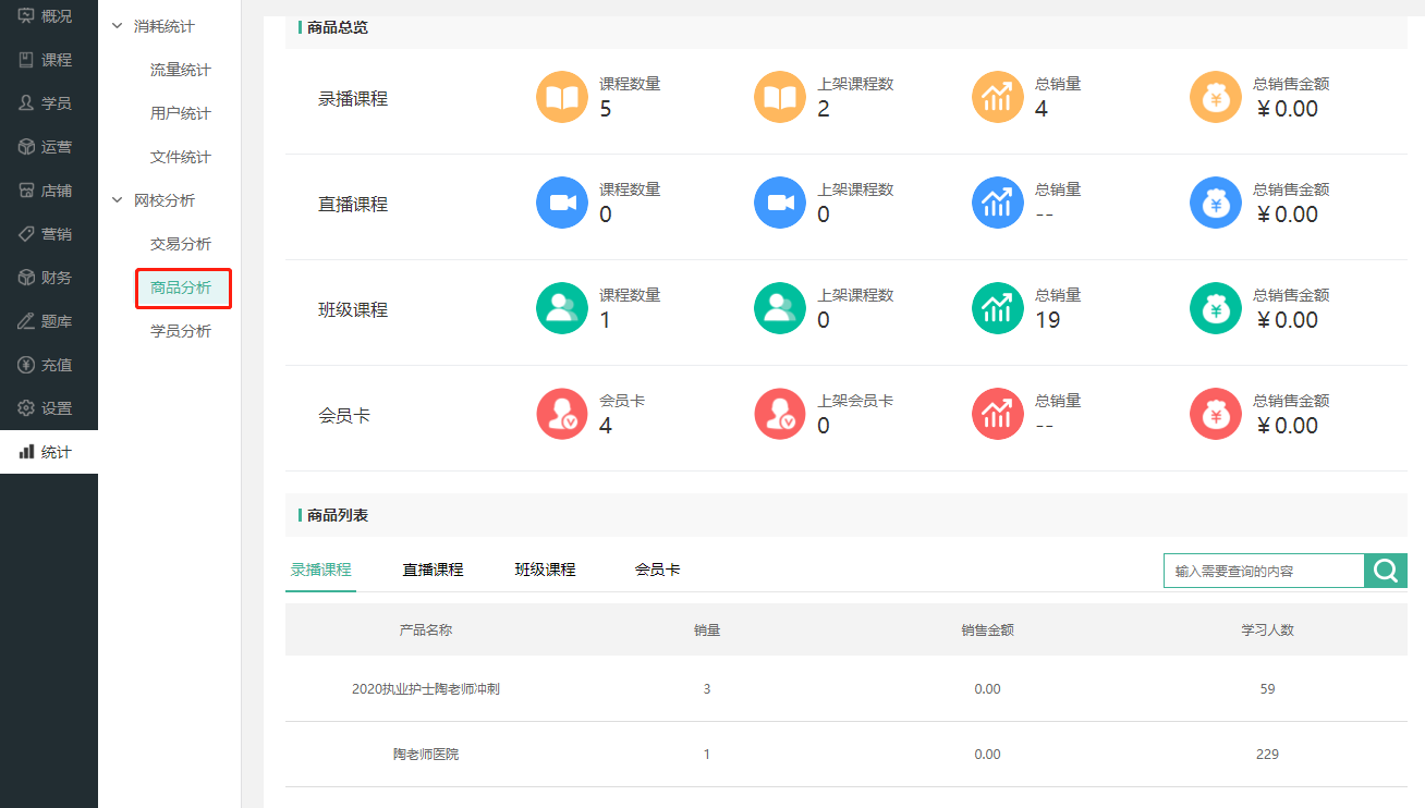网校分析操作截图