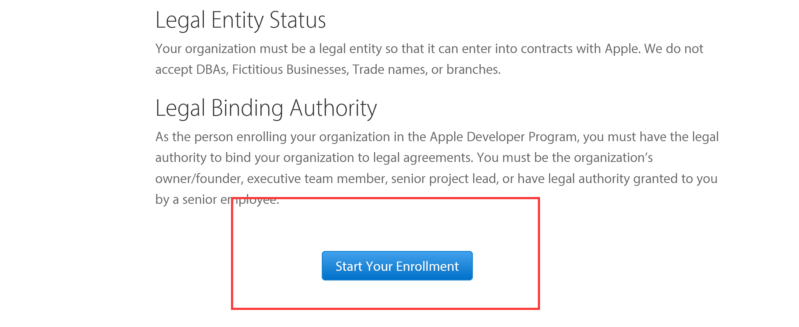 申请Apple开发者账号（299美元 企业）操作截图